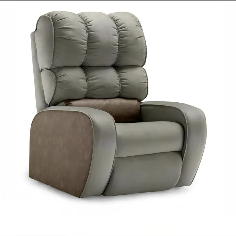 Poltrona Para Quarto De Bebê Berlim Tec. 503/508 Cinza