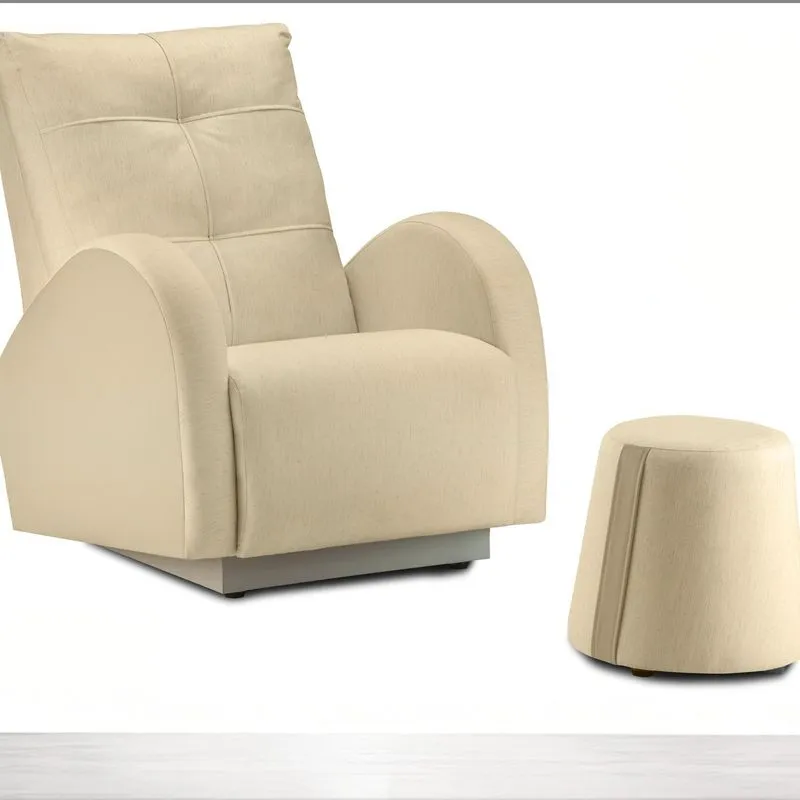 Poltrona Para Quarto De Bebê Ellen Tec. 614 Bege