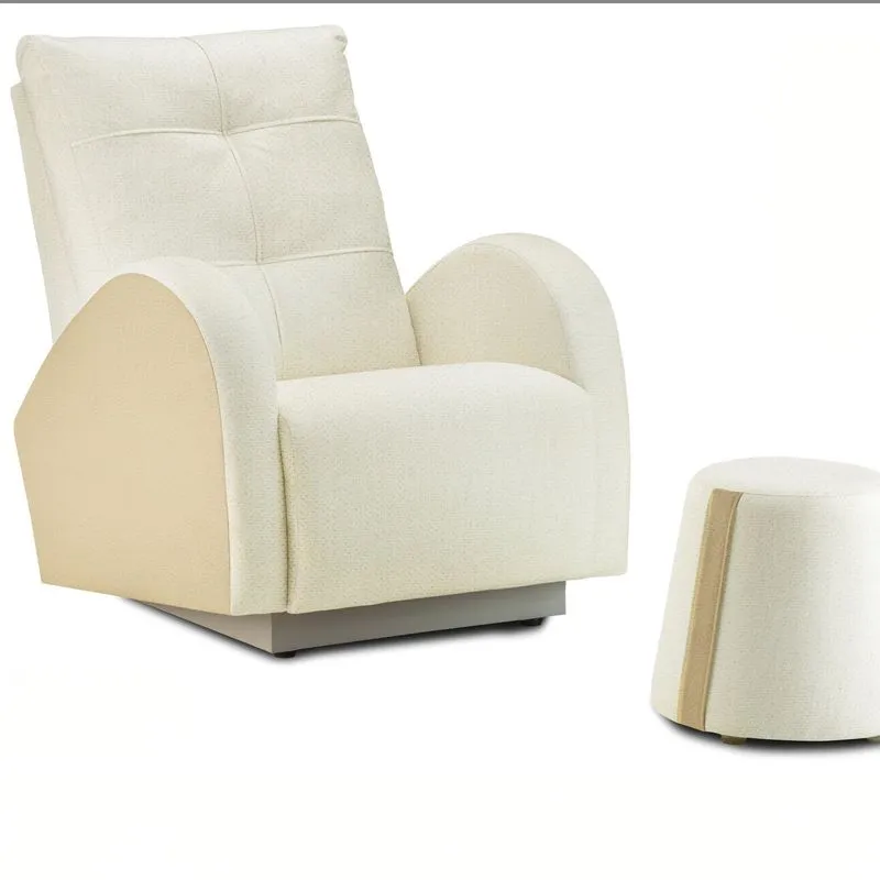 Poltrona Para Quarto De Bebê Ellen Tec. 401/406 Bege