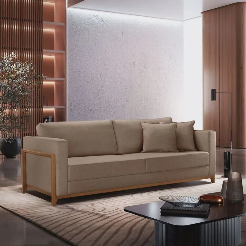 Sofá 03 Lugares Paris Veludo 1,74M