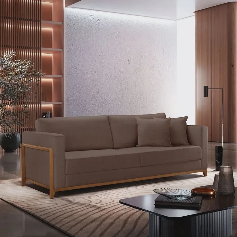 Sofá 3 Lugares Paris Bouclê 1,95 M