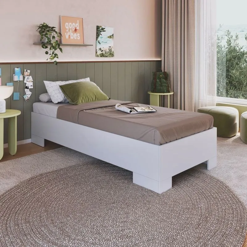 Cama de Casal Box com Estrado Fixo 140 Xangai