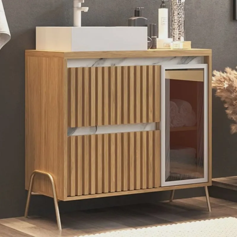 Gabinete de Banheiro 80cm com Cuba