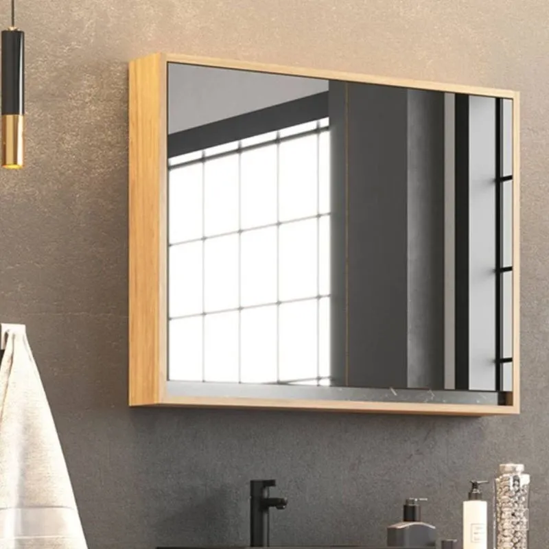 Armário Espelheira De Banheiro 80cm 02 Portas Itapuã/portoro