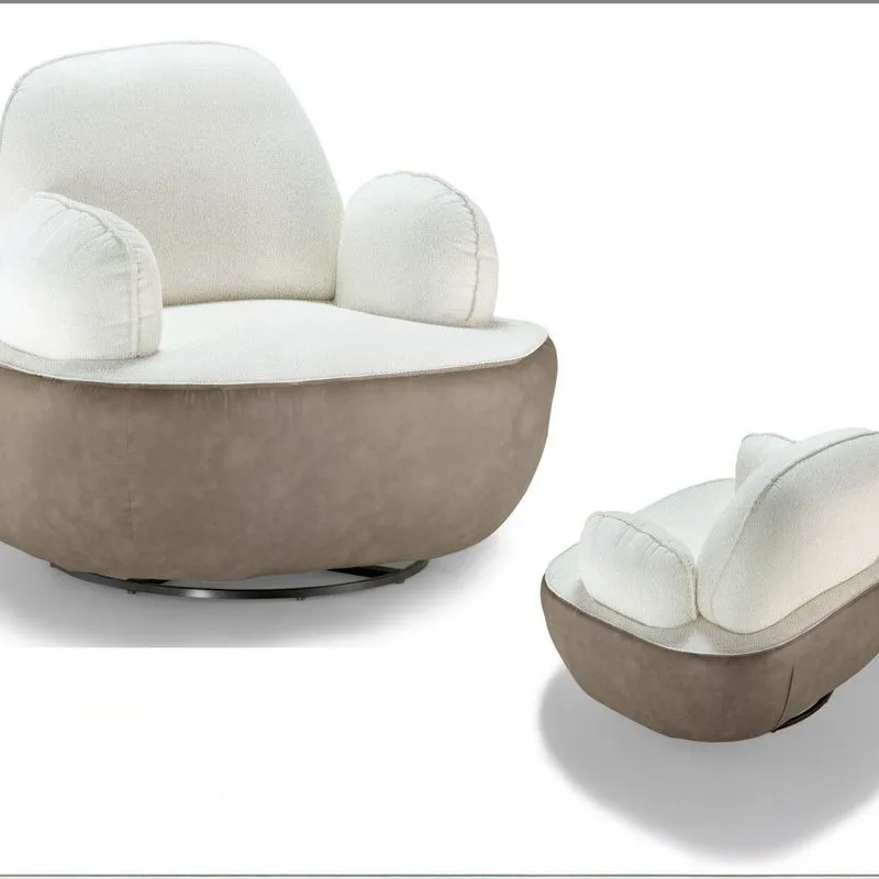 Poltrona Vênus Tec. 503/508 Para Quarto Cinza