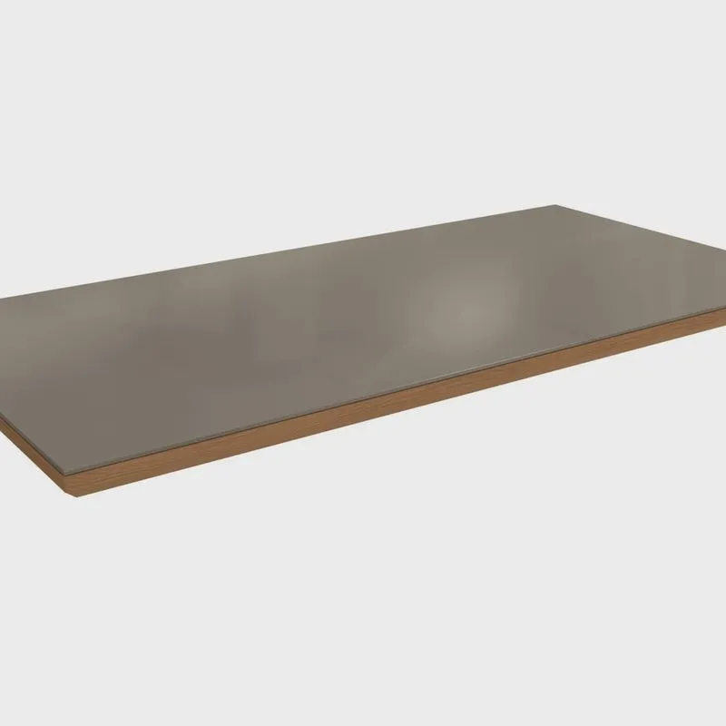 Tampo de Mesa 1800x900 de Madeira com Vidro