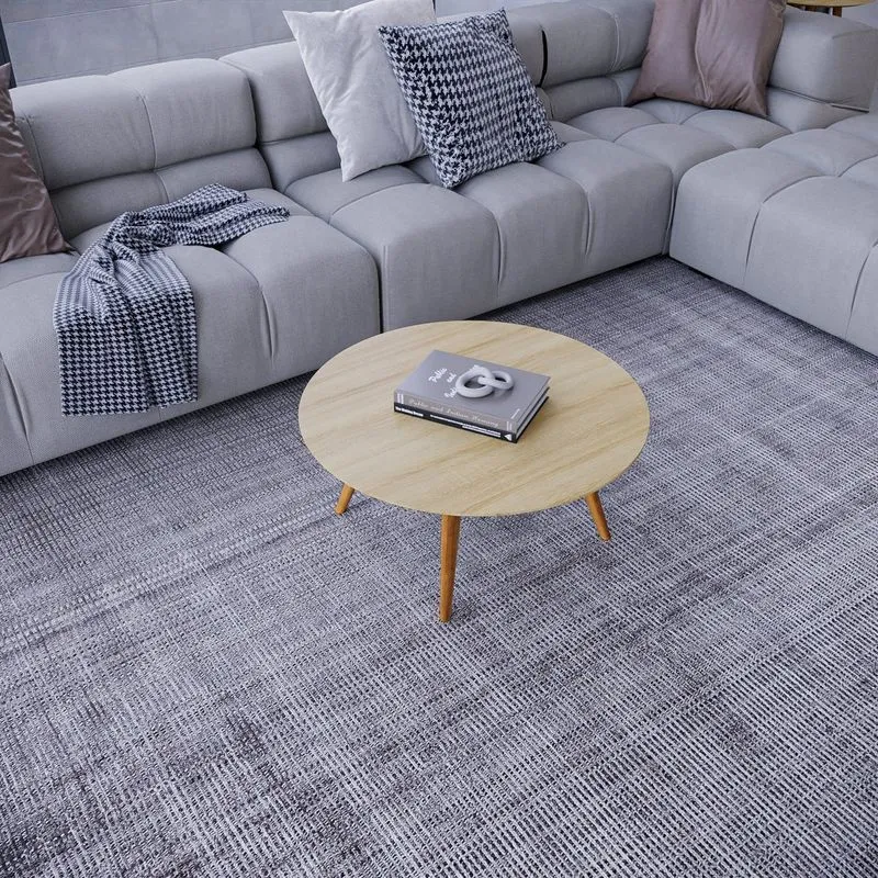 Mesa De Centro Vesta Redonda 100% Mdf 31cm X 67cm X 67cm Marrom Natural Tawary
