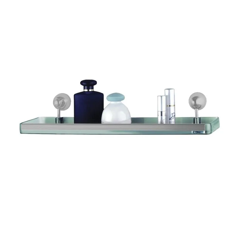 Prateleira Pratic Silver 8,5cm X 45,0cm X 11,5cm Cinza Silver