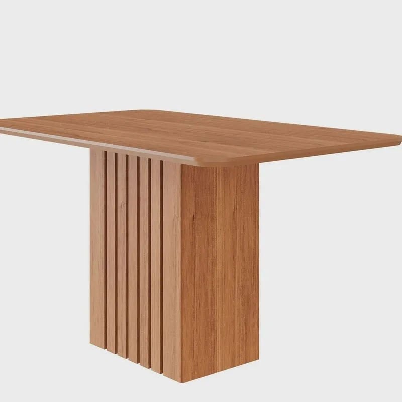Mesa para Sala de Jantar Ana 130 Cm sem Vidro Cinamomo