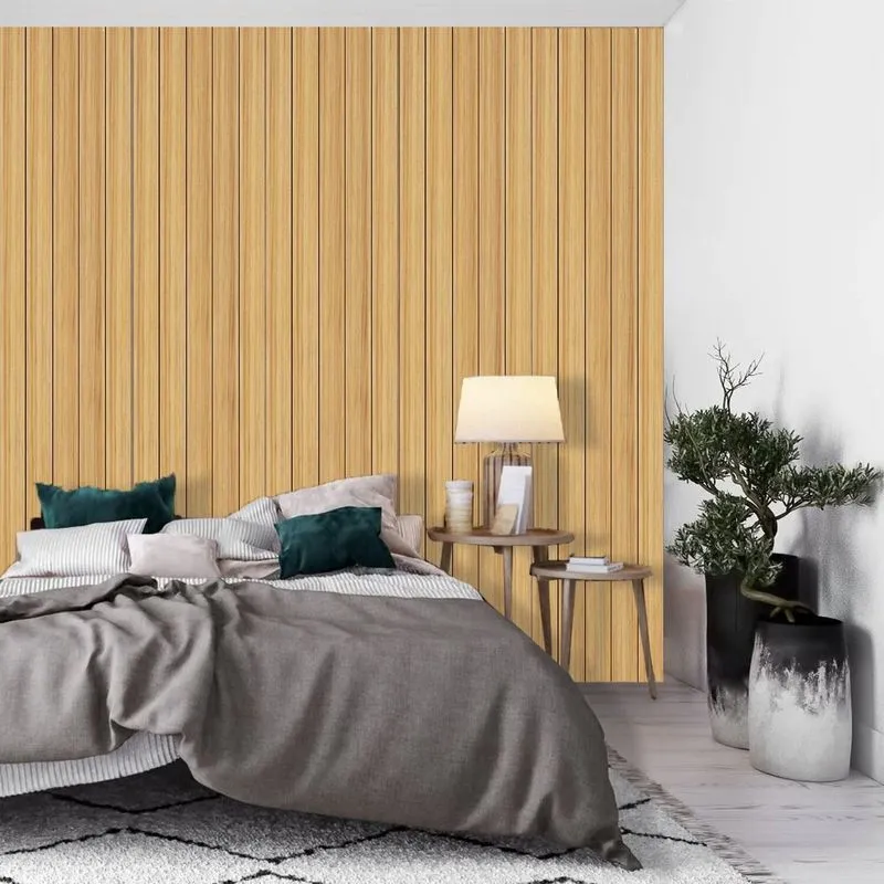 Painel Ripado Mdf Liso Italy 1,2cmx270x15cm Bege Casablanca Italy