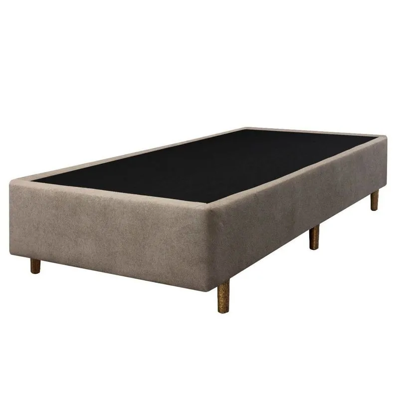 Base Cama Box Solteiro 88cm X188cm X 38cm Sono Star Bege