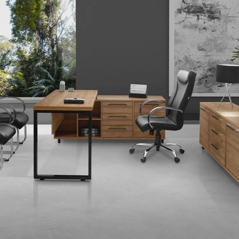 Conjunto para Escritório de Mesa e Armário