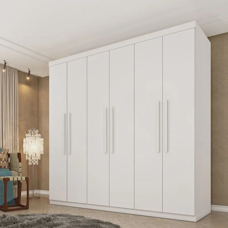 Guarda Roupa 6 Portas 219cm Lima Espresso Móveis Neve