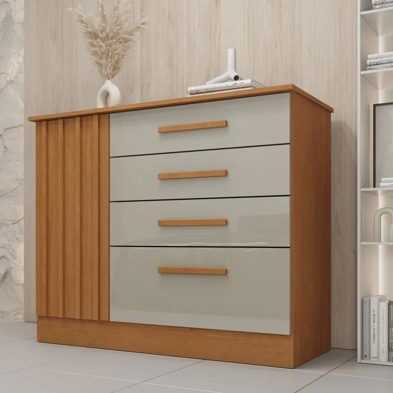 Cômoda 4 Gavetas 104cm Ripada Nova York