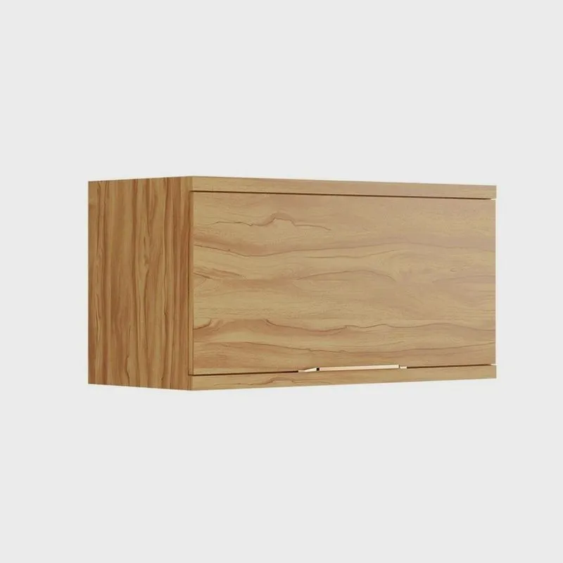 Armário Aéreo de Cozinha 80cm com 1 Porta Basculante 100% Mdf Noruega Espresso Móveis