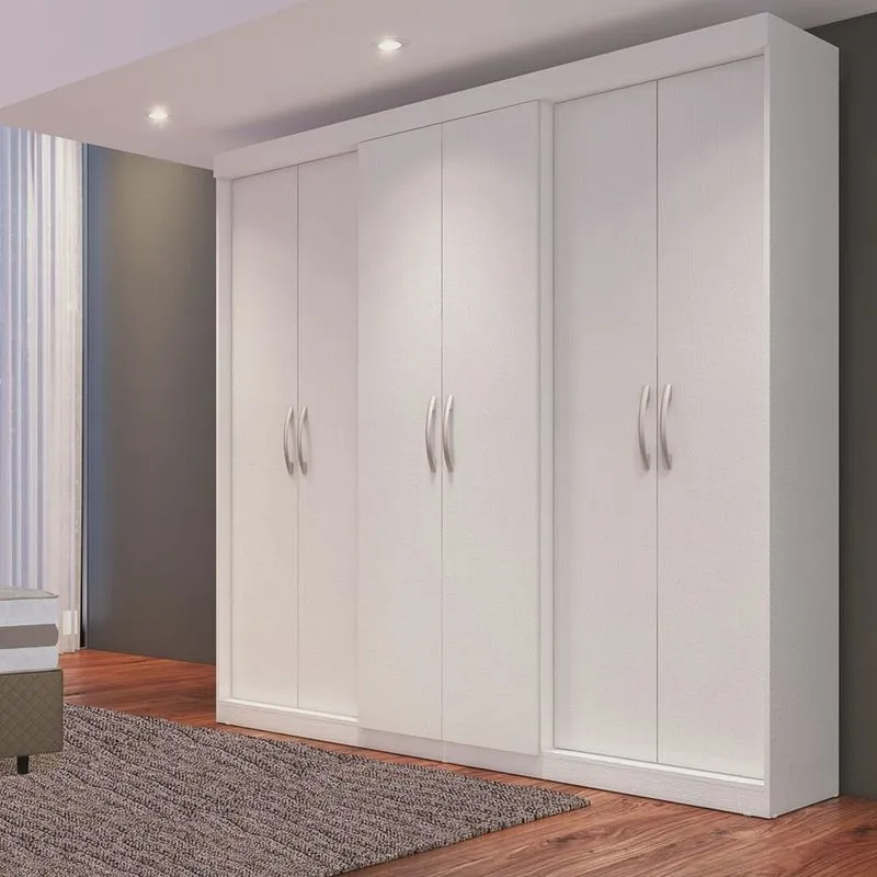 Guarda Roupa Casal 6 Portas 2 Gavetas Grécia