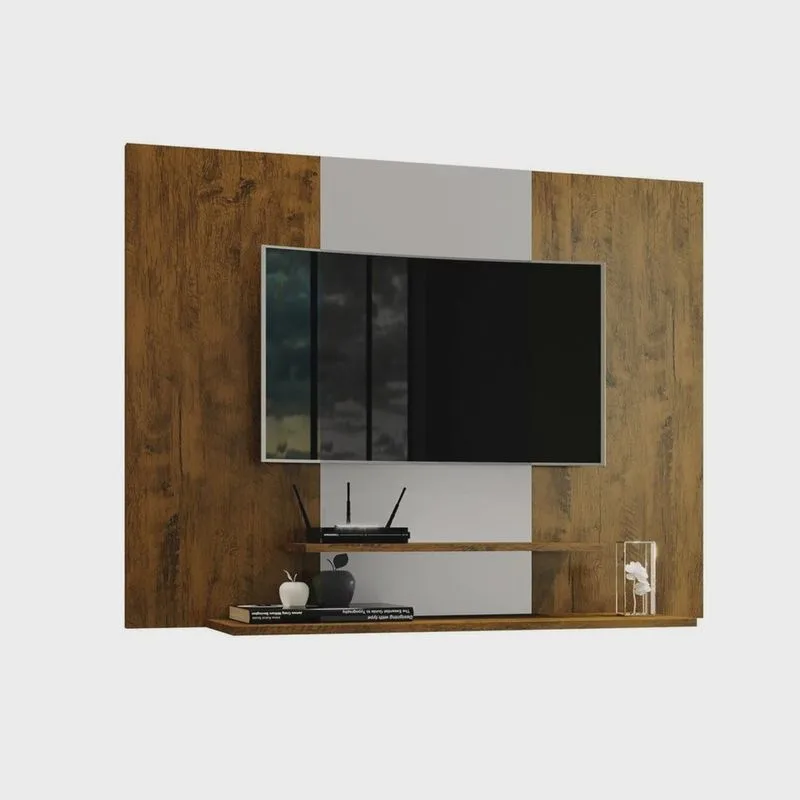 Painel para Tv até 50 Polegadas Talento com 2 Prateleiras 91x120cm