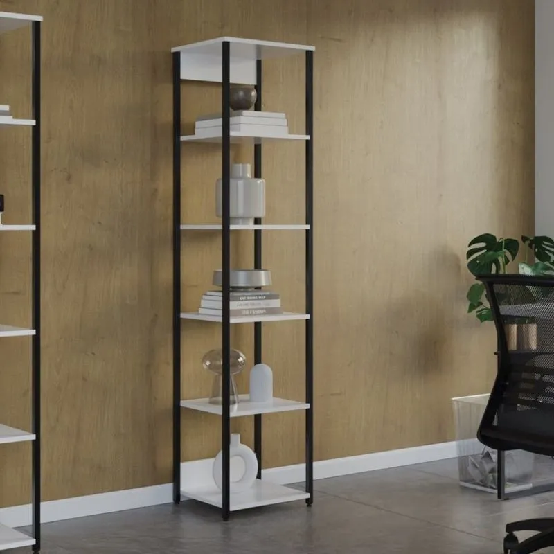 Torre Com Estrutura Em Aço Para Escritório Design Moderno Branco/preto Branco/preto