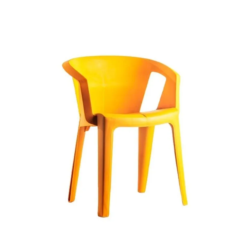Cadeira Para Jardim Una 72,6cmx46cmx42cm Amarelo/mostarda Mostarda