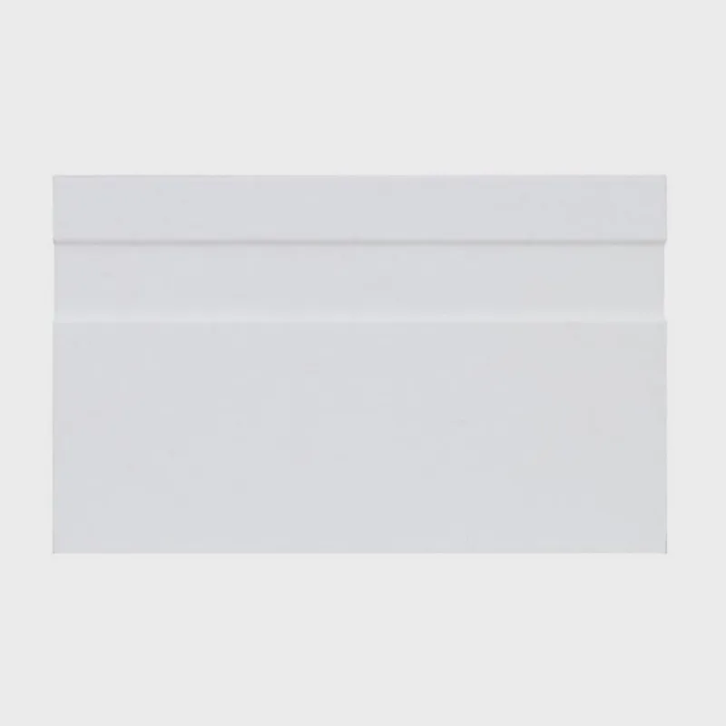 Kit com 18 Rodapé Mdf 15cm X 7cm Suprema Branco