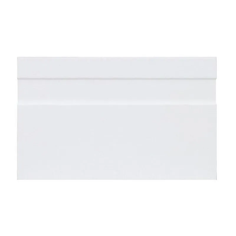 Kit Com 24 Rodapé Mdf 15cm X 7cm Suprema Branco
