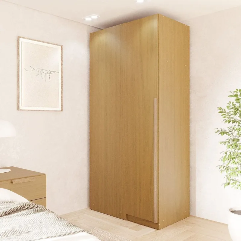 Módulo de Canto Linear Planejado 1 Porta Jade CabeCasa MadeiraOriginals Amarelo/Avelã Avelã