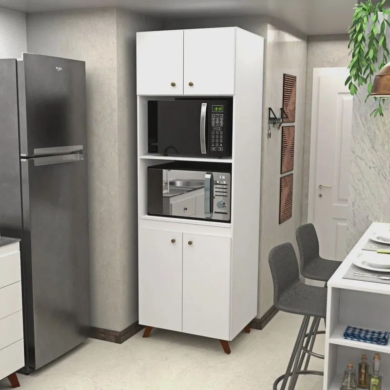 Torre Quente Paneleiro 212,5x70cm para Forno e Micro