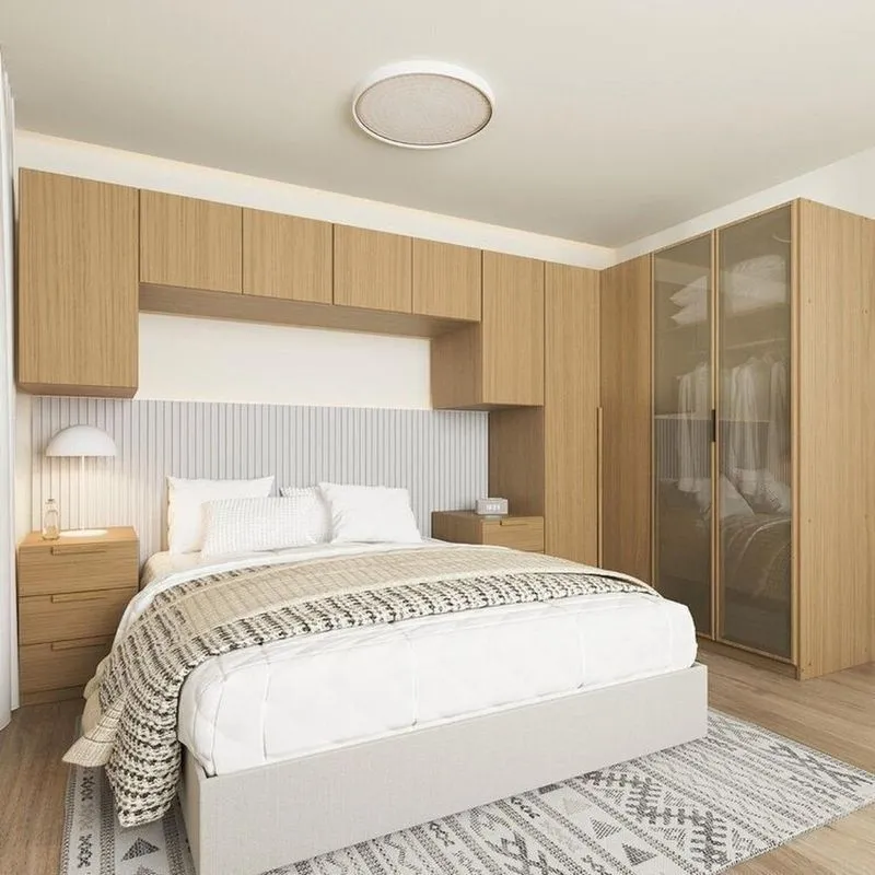 Guarda-Roupa Modulado De Canto 8 Peças 10 Portas Jade Cabecasa Madeiraoriginals Avelã