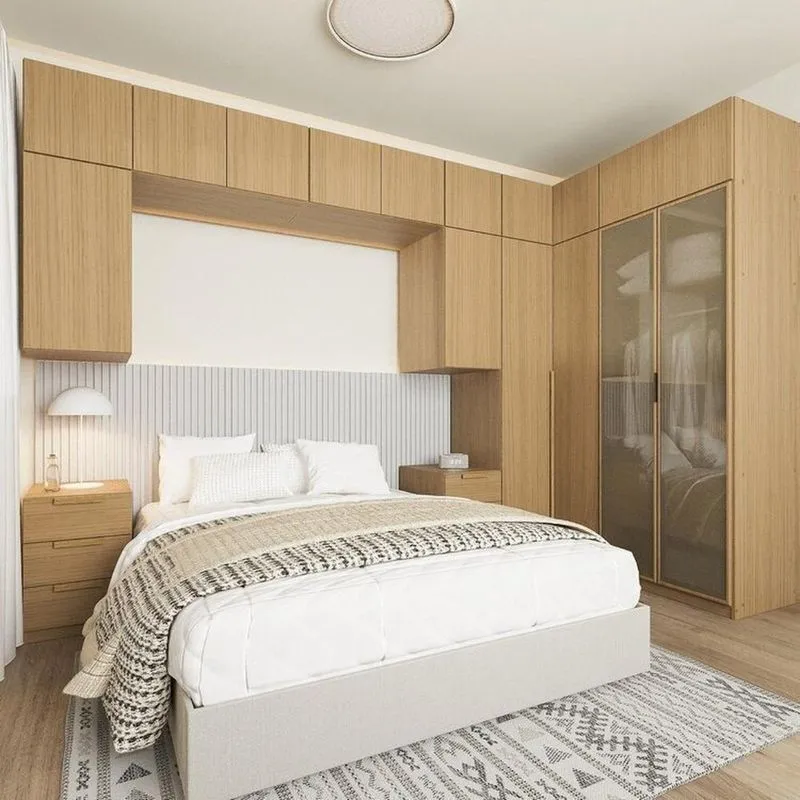 Guarda-Roupa Modulado De Canto 12 Peças 16 Portas Jade Cabecasa Madeiraoriginals Avelã
