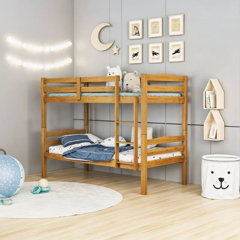 Beliche Infantil Madiz em Madeira Maciça Marrom/Mel Mel