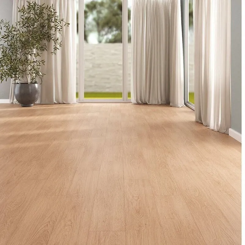 Kit Piso Vinílico Colado Régua Sofisticato 2mm 58m² Bege/carambola Ruffino Carambola