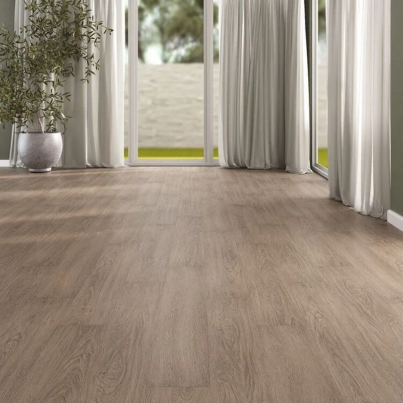 Kit Piso Vinílico Colado Régua Sofisticato 2mm 11m² Bege/acácia Acácia