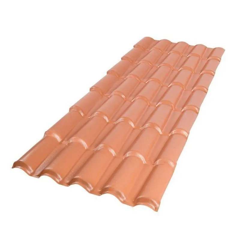 Kit 20 Telhas Colonial Pvc 2,62x0,86 5 Ondas Afort Marrom/terracota Terracota