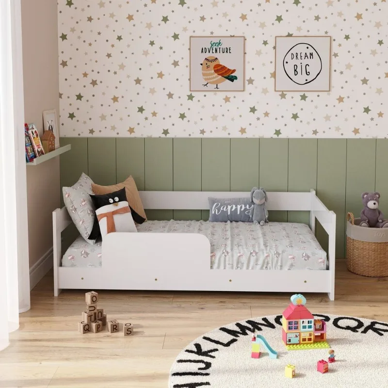 Cama Infantil Arco-Iris 154cm x 47,5cm x 78cm Branco Branco