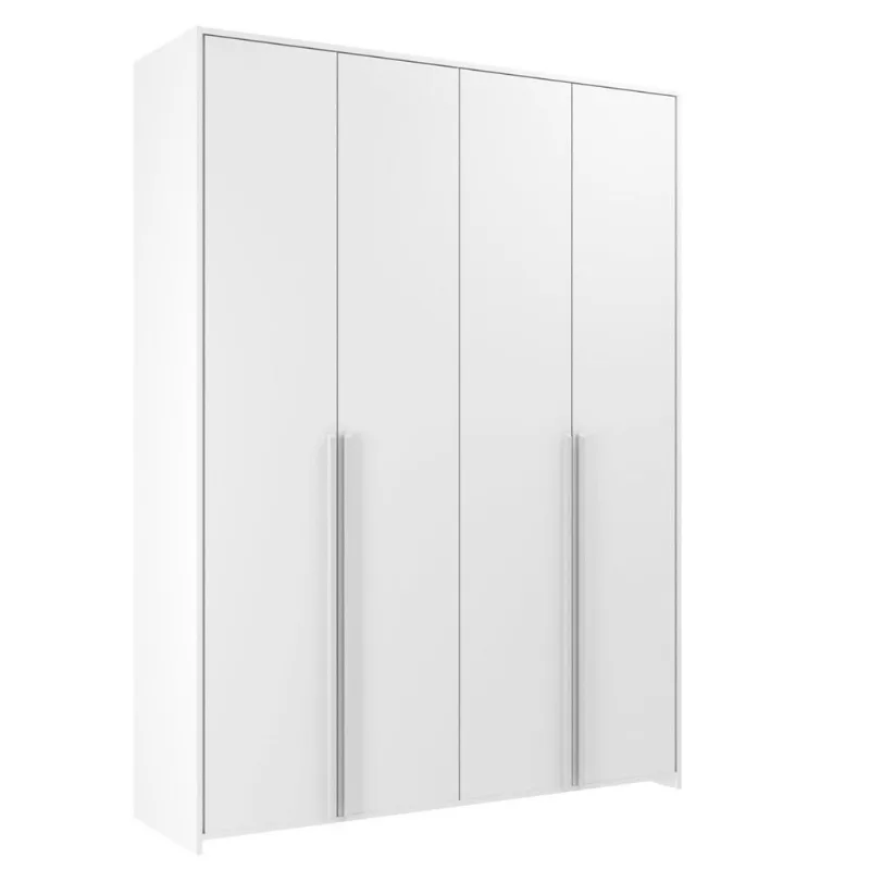 Guarda-Roupa de Bebê 4 Portas Modulado Branco Branco