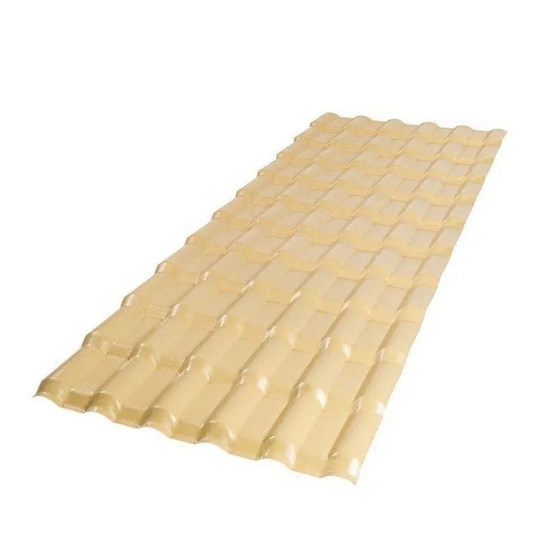 Kit 15 Telhas Plan Pvc 1,98 X 0,88 X 1,6 Mm 06 Ondas Afort Bege Bege