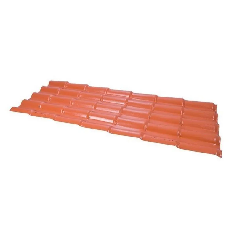 Kit 15 Telhas Colonial Pvc 2,30 X 0,86 X 2,5 Mm 5 Ondas Afort Marrom Marrom