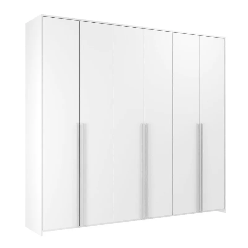 Guarda-Roupa de Bebê 6 Portas Modulados Branco Branco