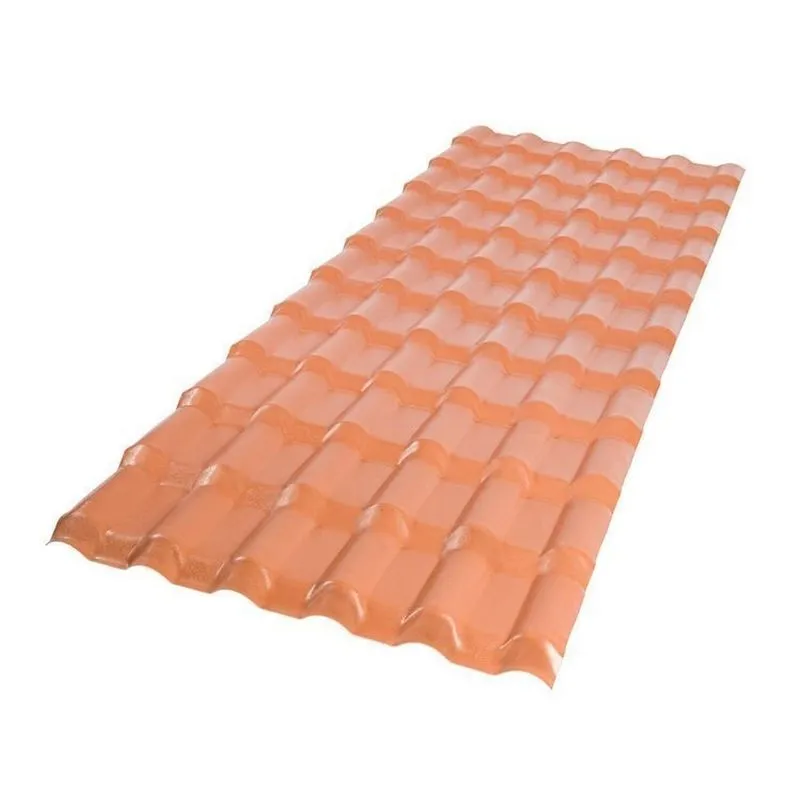 Kit Com 5 Telhas Plan Pvc 2,42x0,88 6 Ondas Com 4 Kit Fixação E Vedação afort Marrom