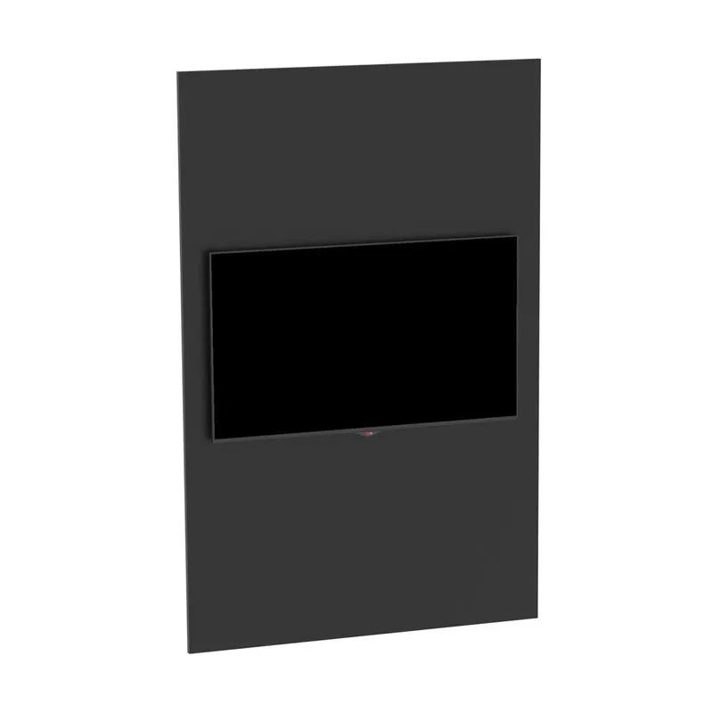Painel Para Tv Até 32 Polegadas 90cmx136cm Escritório Preto Preto