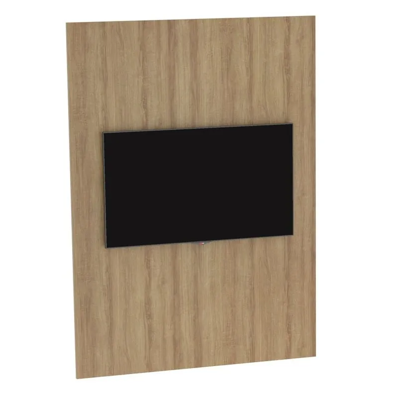 Painel Para Tv Até 37 Polegadas 100cmx136cm Escritório Marrom Amêndoa Amêndoa