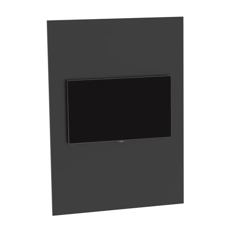 Painel Para Tv Até 37 Polegadas 100cmx136cm Escritório Preto Preto