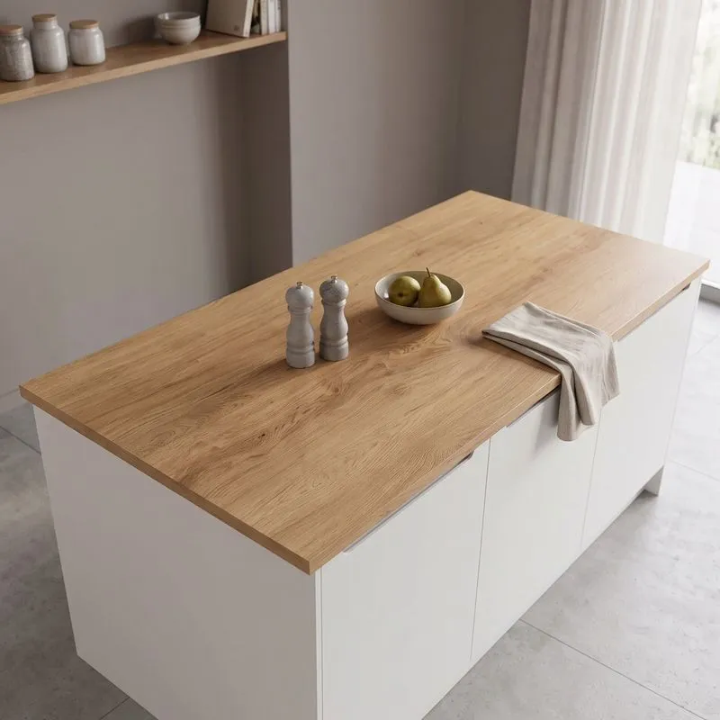 Tampo Para Balcão De Cozinha 53 X 120cm Moderna Yescasa Cappuccino Capuccino