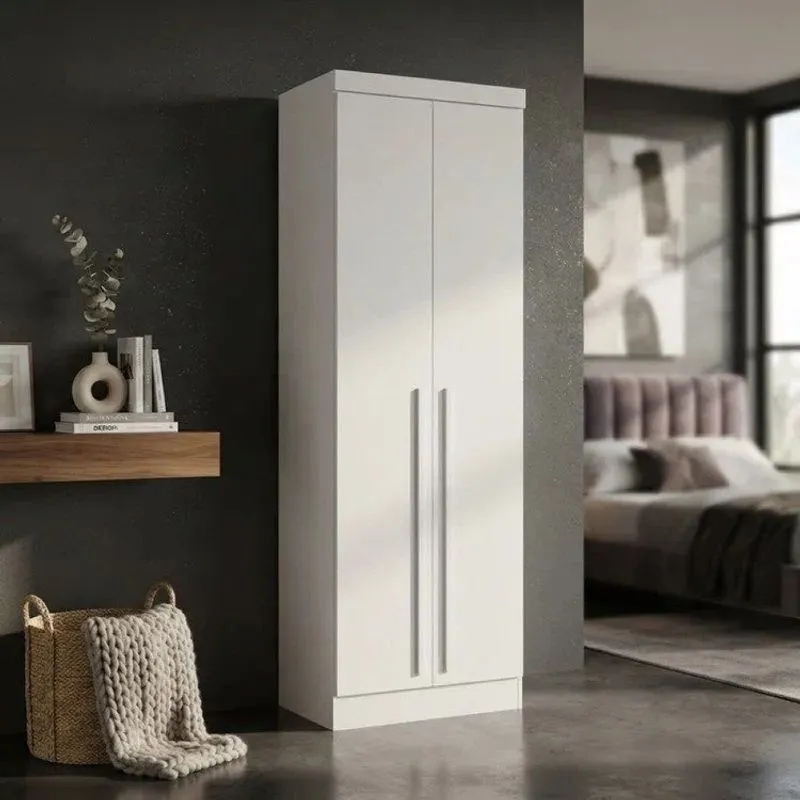 Módulo De Casal 2 Portas E 3 Gavetas Infinity Branco/line Branco Line