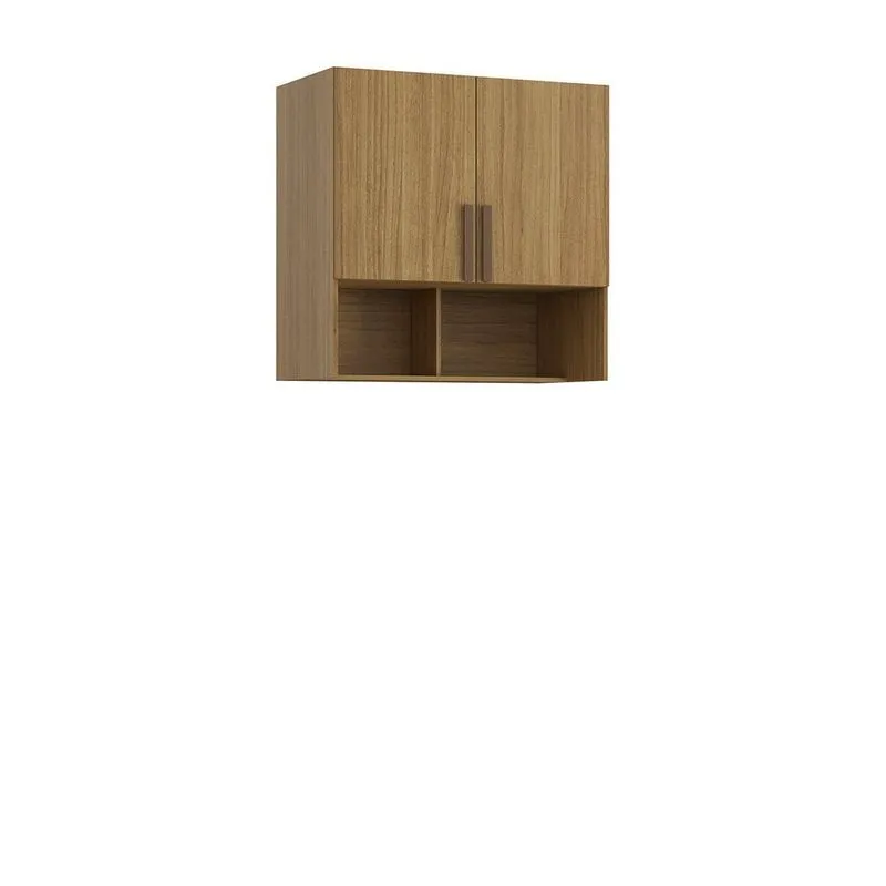 Armário Aéreo Modulado 2 Portas 100cm 100% Mdf Trend Altezza Freijó