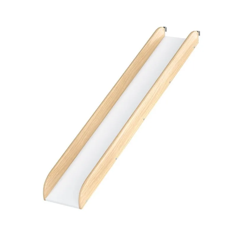 Escorregador Infantil para Beliche Teen Play Casatema Marrom/Branco Natural/Branco