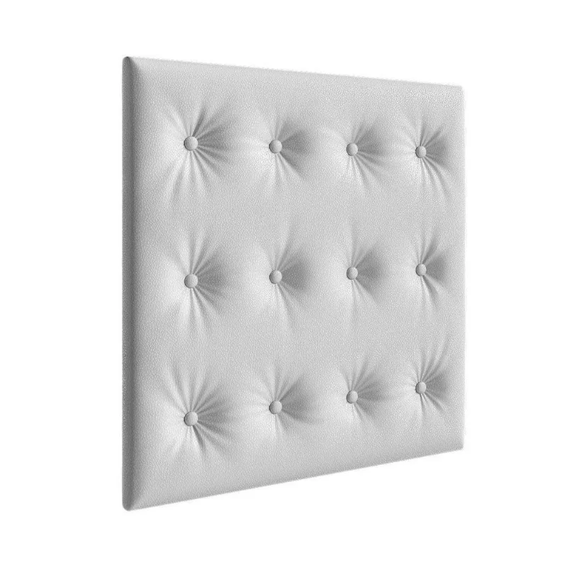 Kit para Quarto de Bebê Capitonê Cama Maria Branco Branco
