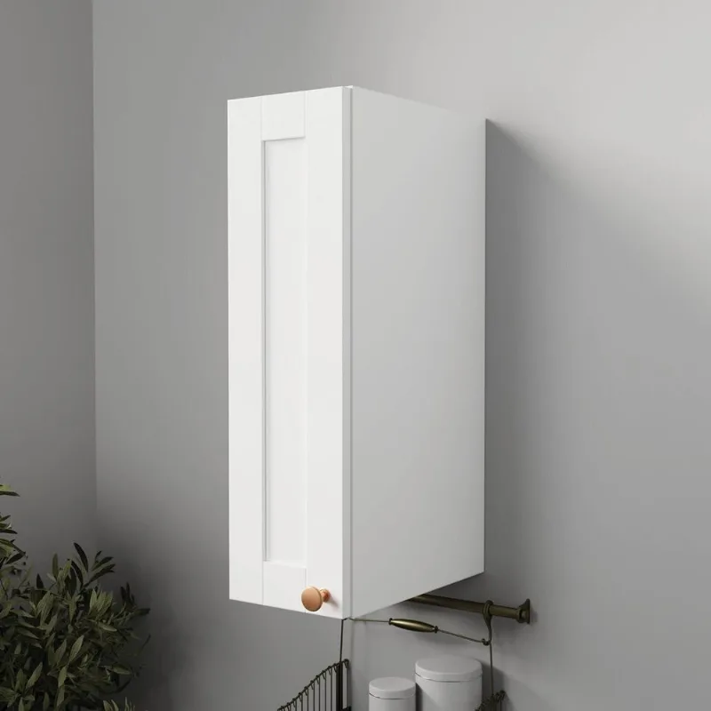 Armário Aéreo 1 Porta 20cm Arizona CabeCasa MadeiraOriginals Branco Branco