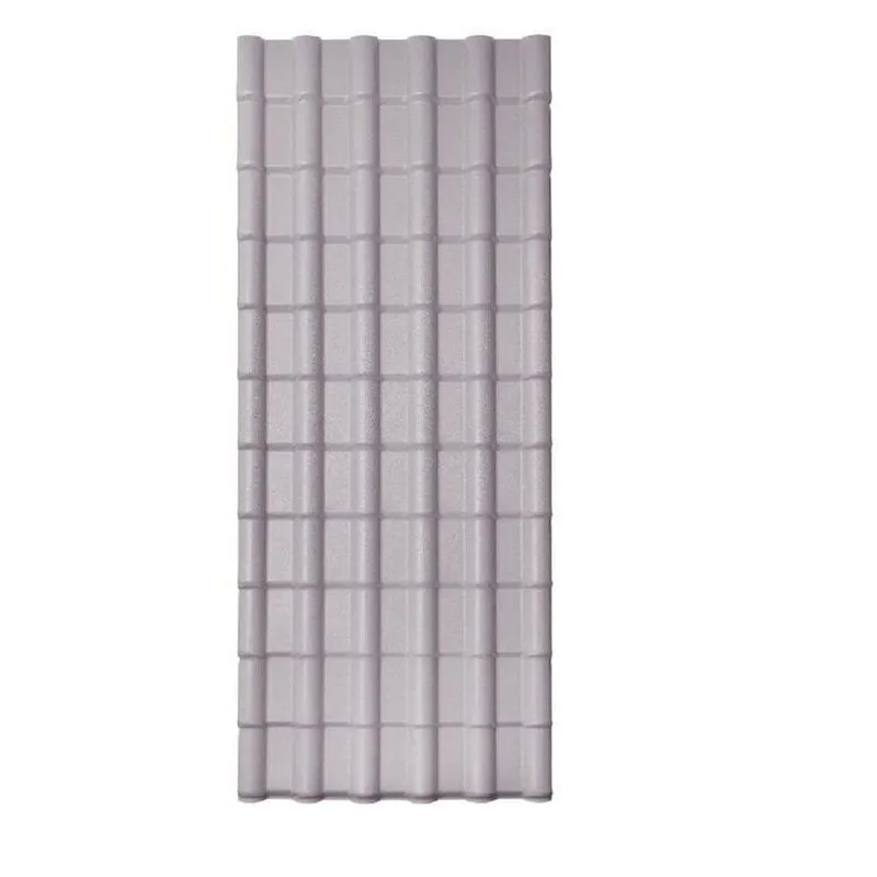 Kit Com 5 Telhas Pvc Colonial 1,98m X 0,88m X 1,7mm 6 Ondas Com Kit Fixação Lux Telhas Cinza