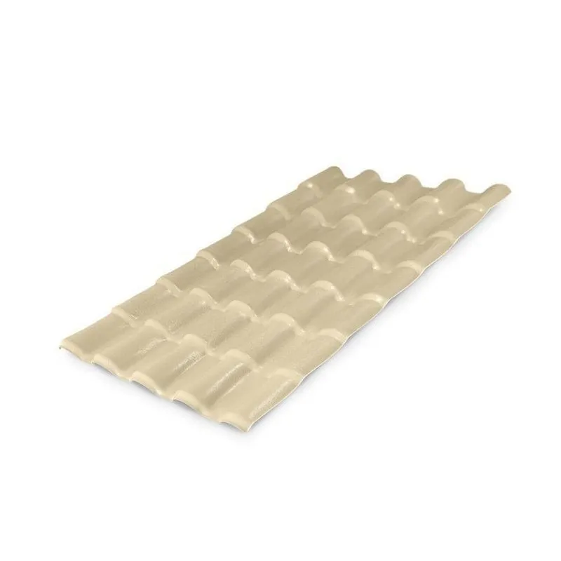 Kit Com 5 Telhas Pvc Colonial 3,28m X 0,88m X 2mm 5 Ondas Com Kit Fixação Lux Telhas Marfim